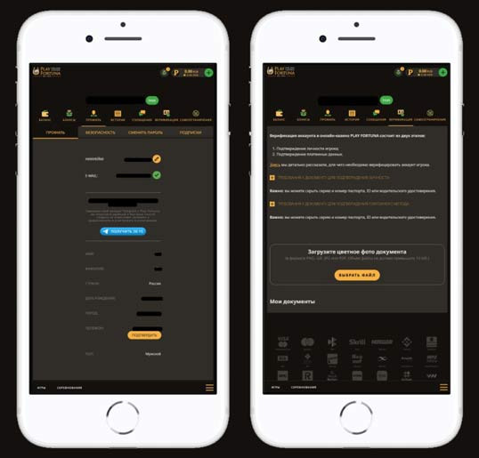 Профиль игрока